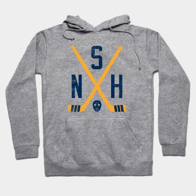 NSH Retro Sticks - White Hoodie by KFig21